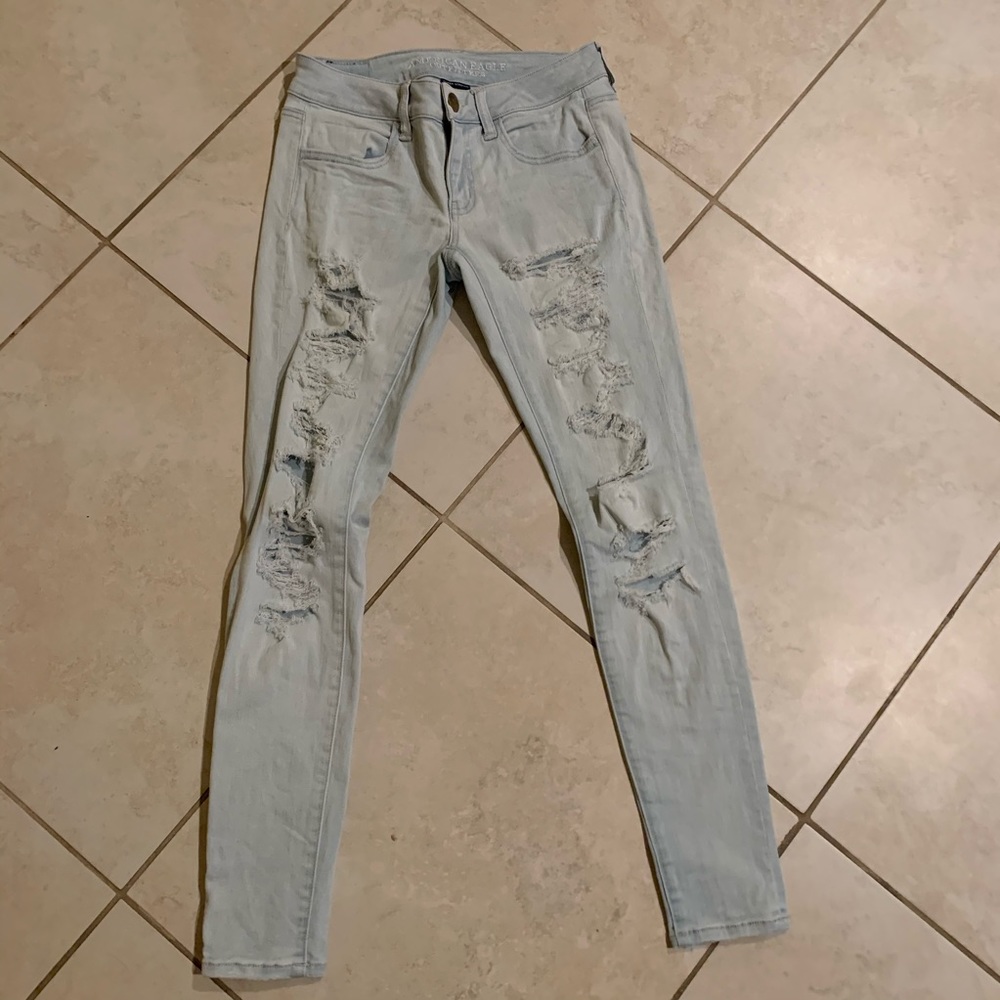 American Eagle super stretch jeans